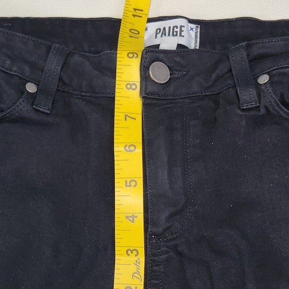 Paige Verdugo Ultra Skinny Jeans  Black Women's Size 32 (fit 33W 29L) - Picture 10 of 16